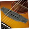 Kisangel Premium Acoustic Guitar Bridge Saddle Replacement Part Durable Practical
