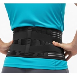 Dr. Arthritis Cinturón de soporte para la espalda, faja lumbar médica para hombres y mujeres, protector de espalda ortopédico para ayudar a aliviar...