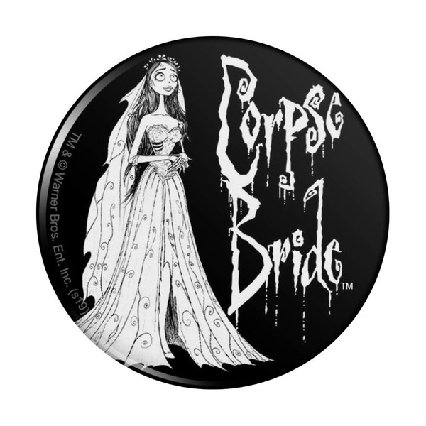 Corpse Bride Logo and Silhouette Compact Pocket Purse Hand Cosmetic Makeup Mirror