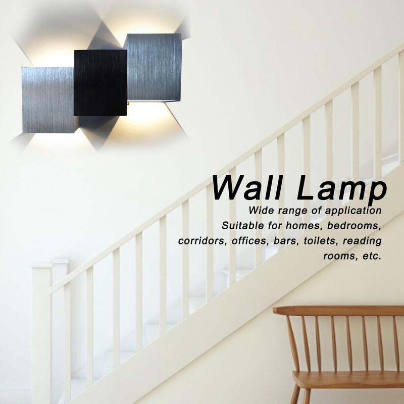LED Wall Light Aluminum 6W Lamp for Bedroom Stairs Hallway