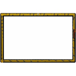 Front Touch Screen Panel Glass Lens Cover (Without LCD Display Digitizer) Replacement Compatible with Vortex BTAB10 10.1 inch (Black)