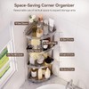 Binecer Corner Shower Caddy, 4 Tier Standing Shower Organizer with