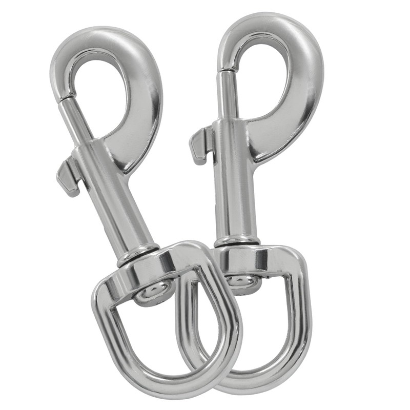 AKVIBG 2 Pack Heavy Duty Swivel Snap Hooks, 87mm Dog