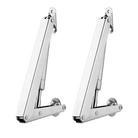 RUYUFE 200N Lid Support Hinge Heavy Duty Soft Close Gas Strut Gas Spring Slow Closing Safety Pack of 2