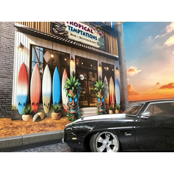 Generic 1/10 Scale RC Scale Garage Walls/Diorama/backdrop - 4pc WALL