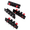WANGCL 4pcs 4 Way Speaker Terminal Connectors Terminal Block Spring