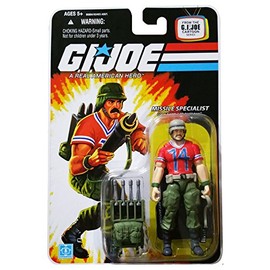 G.I. Joe 25th Anniversary Cartoon Series Cardback: SGT. Bazooka (Missile Specialist) 3-3/4 Inch Action Figure