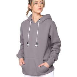 Made By Johnny WSK2375 Hoodie Hoody with Strap Compatible with Airpods Pro/2/1 Anti-Lost Leash String L Slate