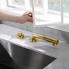 SUMERAIN Kitchen Sink Faucet with Pull Out Sprayer and Side