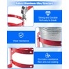 5 Gallon Bucket Holder, 11.6 Inch Diameter, Heavy Duty Aluminum