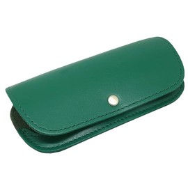 SAKAE F-20 TR700 Genuine Leather Glasses Case, green