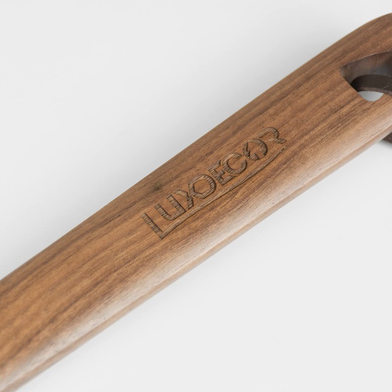 Luxdecor Long Handled Wooden Shoehorns-15in/24in/31.5in Wooden Long Handle Shoe Horn
