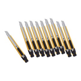 OLFA A Plus Small Cutter, 215B, Set of 10