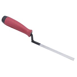 QLT By MARSHALLTOWN Tuck Pointers, Soft Grip Handle, 6 x 3/8 Inch, Mortar Repair, Masonry, TPSG38