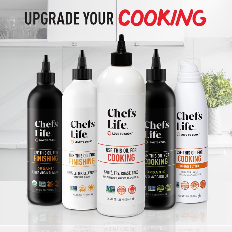 Chefs Life Finishing Oil - Olive Oil Extra Virgin, 100%