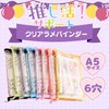 H&J A5 6 Hole Binder Clear File Trading Card Case