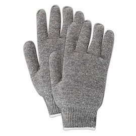 MAGID G138C Greyt Shadow G138 Medium Weight 10 Gauge Knit Gloves, Cotton Poly Blend, Ladies (Fits Medium), Gray (Pack of 12)