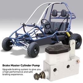 Hydraulic Brake Master Cylinder Pump, Metal Hydraulic Brake Master Cylinder Pump Assembly 12.8 for Go Kart 3 Wheel ATV Modified Brake Pump