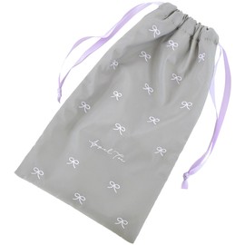 AppelToi 810025 Ribbon, Embroidery, Penlight Case, Penlight Pouch, Pen Light, Pencil Pouch, Case, Storage, Carry, Sphere, Drawstring Bag, Live, purple, Casual, Cute, Fashionable, Ribbon, Embroidery
