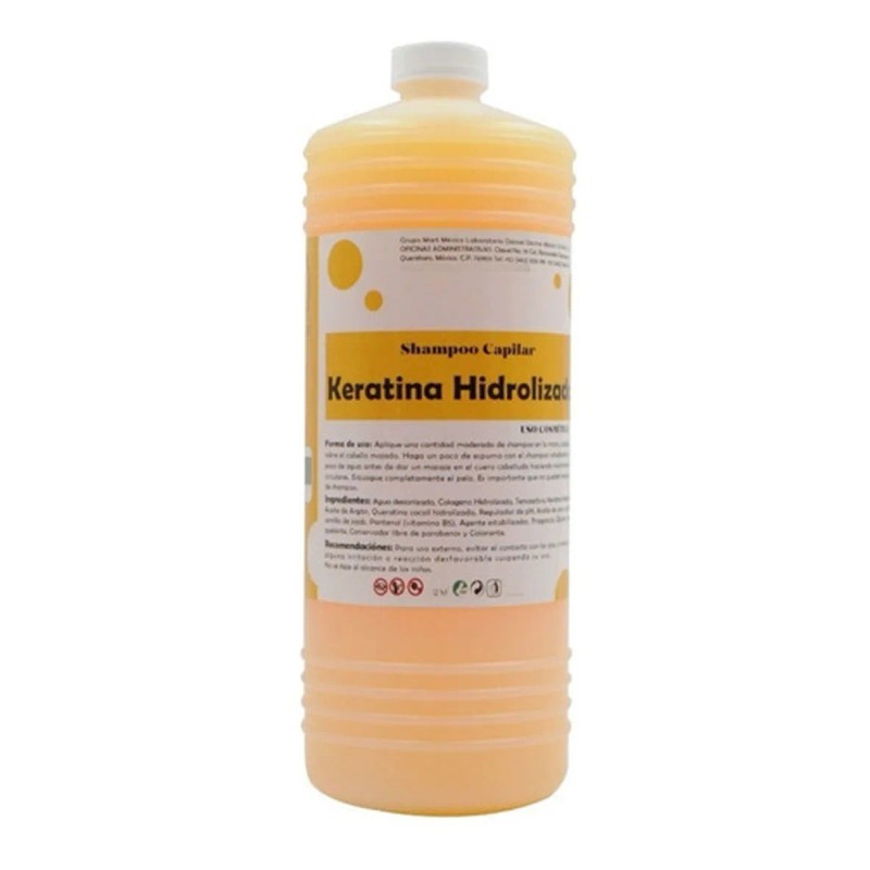 Shampoo Con Keratina Hidrolizada Cabello Maltratado (1 L)