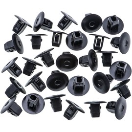 Rexka 30pcs Fender Liner Mud Guard Retainer Clip Grommet Retainer 90682-SEA-003 Compatible with Honda Acura Accord Civic CR-V Fit Odyssey CR-Z ILX MDX RDX TL