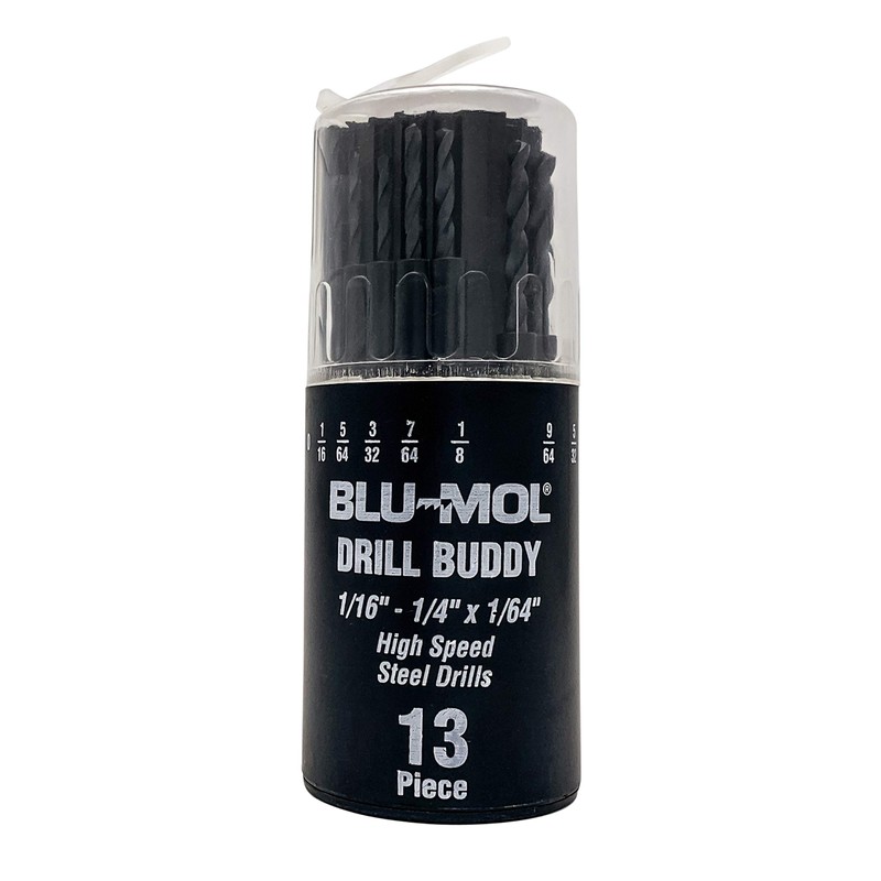 Disston E0101907 Blu-Mol Oxide Drill Bit Sets, Plastic dial case,