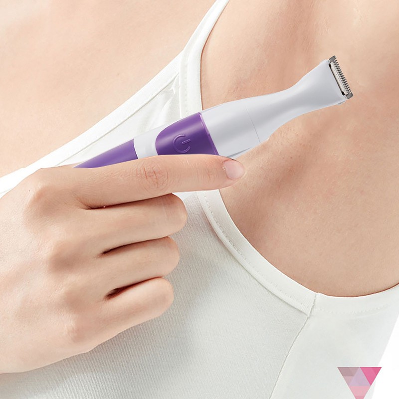 Women Bikini Cordless Trimmer 2 in 1 Waterproof Portable Safe