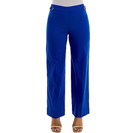 Zac & Rachel Womens Pull On Millennium Wide Leg W/Hardware Waist Tabs Pants, Surf The Web, 12 US