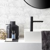 MelunMer Grey Leaf Peel and Stick Wallpaper Boho Gray Contact