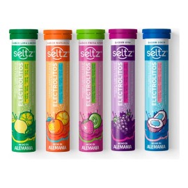 Mix Electrolitos 5 Sabores Limón, Naranja, Uva, Fresa Y Coco