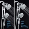 AquaSpa High Pressure 48-mode Luxury 3-way Combo with Adjustable Extension