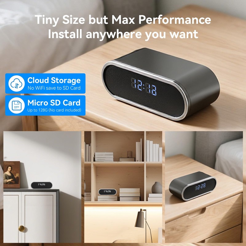 ASWNS Wireless WiFi Security Camera, Nanny Cam for Home, Indoor