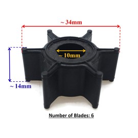 Yamasco 01 – 47 – 16154 – 3 Vane/18 – 47 – 16154 3098 47 16154 3 161543 for Mercury Mariner 2 PS 2.5HP 3.3HP 4HP 5HP 6HP Outboard Engines