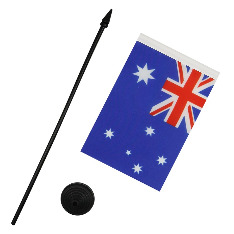 Australia Table Flag 4'' x 6'' - Australian Desk Flag