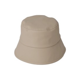 Nano Universe 673-4239305 Women's Faux Leather Bucket Hat, 040 beige