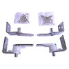Kawaki Hardware SOWA Swing Lock Hinge, Silver 5250S, Top and