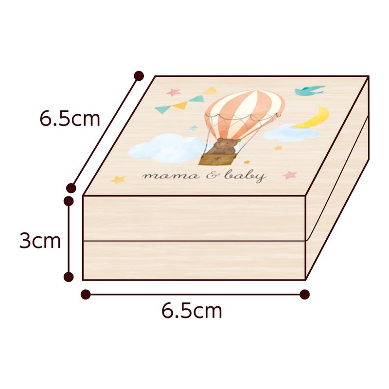 dacco 86176 Happy Umbilical Cord Box with Naming Sticker, 1