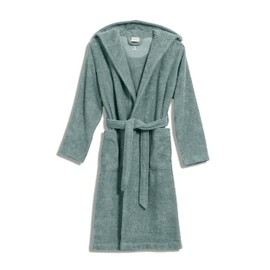 Möve Superwuschel Kids & Teens Hooded Bathrobe 100% Cotton Size 140 Tea