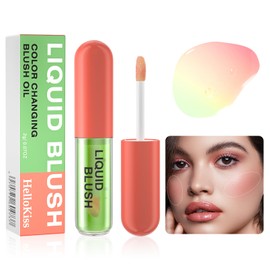 Liquid Cream Blush Stick - Soft Cream Liquid Blush, Long-Wearing Smudge Proof Makeup Blush for Face Cheeks Natural Looking