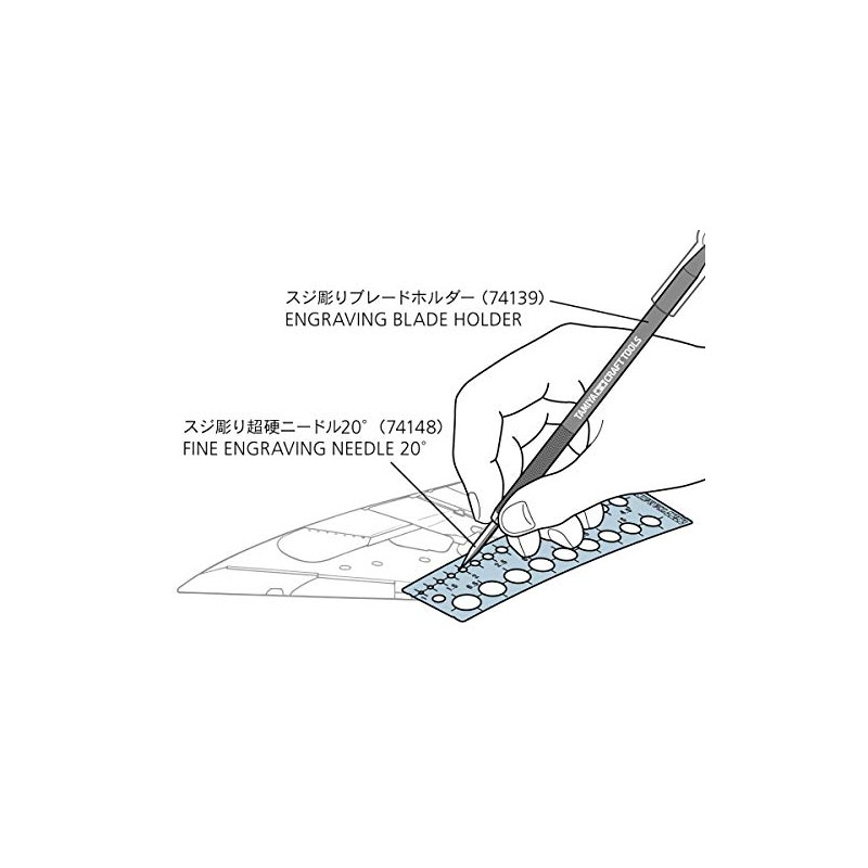 Tamiya 74154 Craft Tool Series No. 154 Modeling Template (Oval