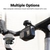 CooSpo Bike Computer Mount, Quick Release Mount for Garmin, Wahoo,