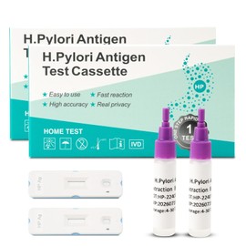 Evuioas Evuioas H. Pylori Helicobacter Pylori Stool 2Test Kit, 10-15 Minutes, Highly Accurate, Easy to Use，Home Testing, No Lab Visit Required