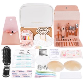 Wmpmz Women's Wedding Emergency Kit, 39 Pc Wedding Essential Items Set with Mini Emergency Kit