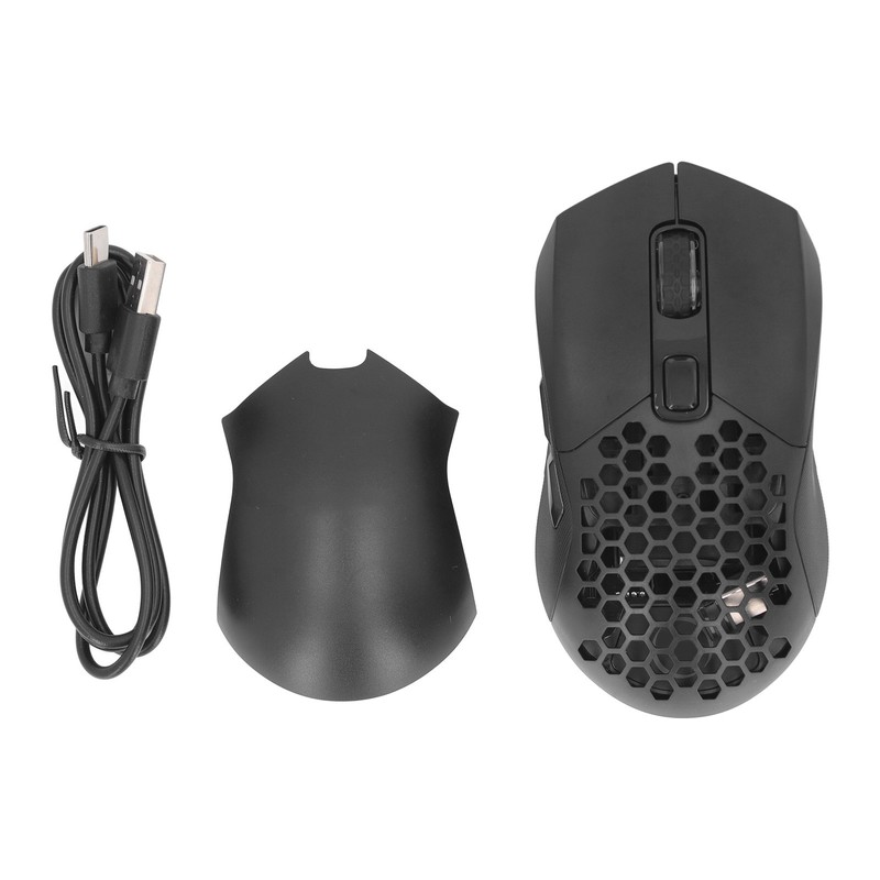 Wireless Mouse 2.4G Or BT5.1 Adjustable DPI Hollowed Out RGB