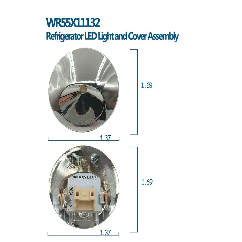 WR55x11132 WR55X25754 for ge Refrigerator LED Light Bulb Replacement and