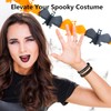 Mersper 60Pcs Wicked Silicone Bracelets Ghost Rubber Wristbands, Classroom Prizes