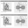 Hettich Screw-On Hinge with Spring 90 Degree Hinge without Pot