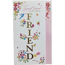 to a Special Friend Birthday Card ~ Lovely Words