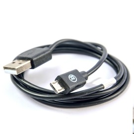 RadioShack Braided USB 2.0 A Male to Micro USB Cable, Gun Metal, 3 Ft.