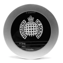 MOS Silver Metal Alloy Aluminium Car License Tax Disc Holder